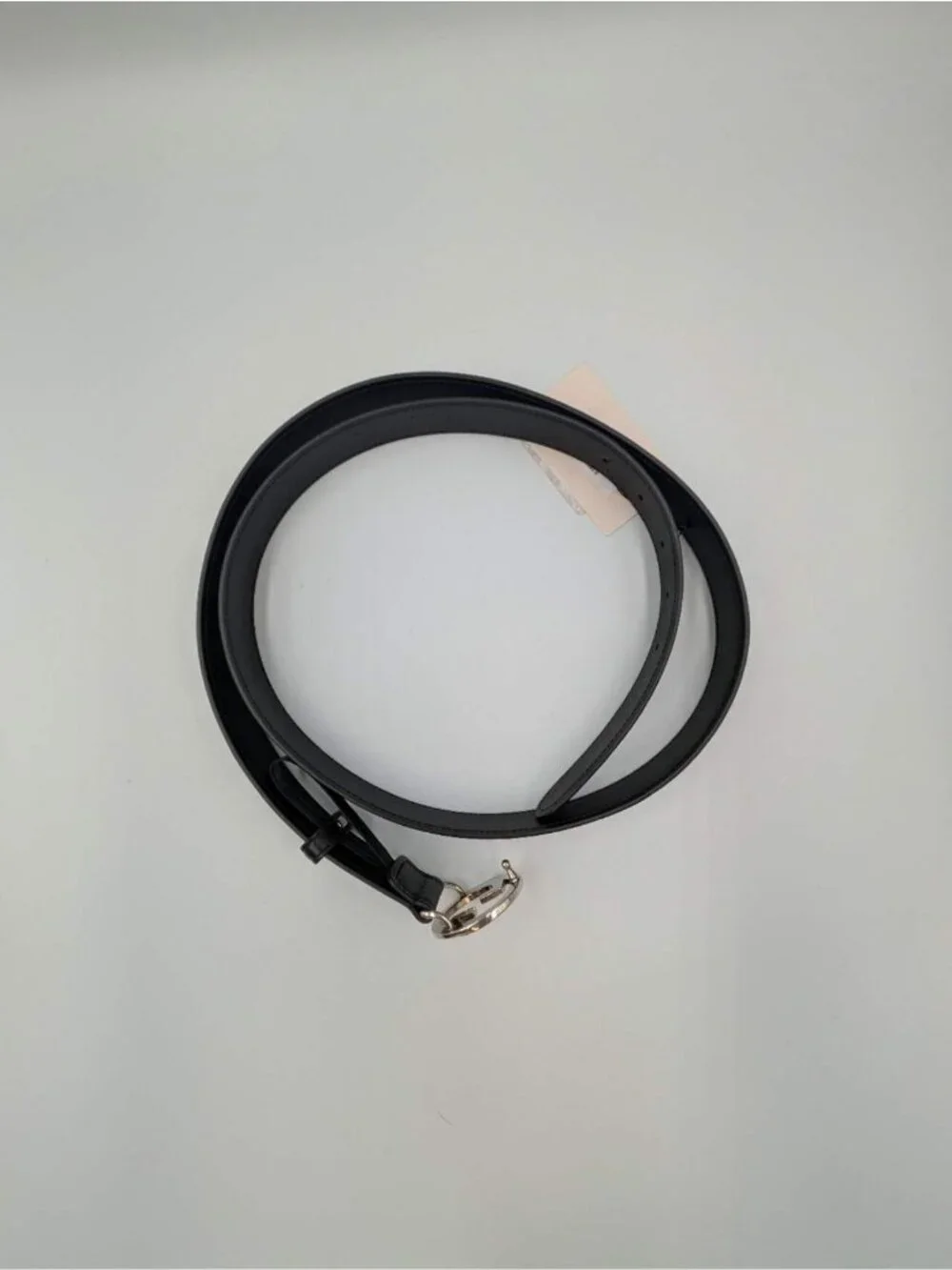 Gucci Men’s Interlocking G Ciny Calfskin W30mm Belt Black 120cm 734771
